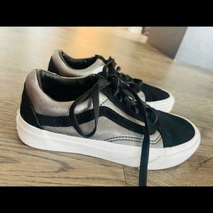 Silver Metallic Vans